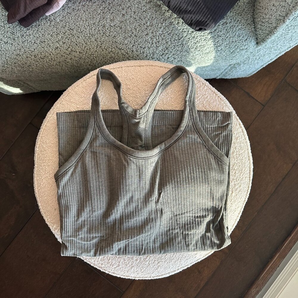 Lululemon Ebb to Street Tank Top - Evergreen